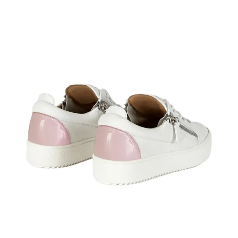 Giuseppe Zanotti/GZ Low Top Skateboard Shoes Women's Pink-4