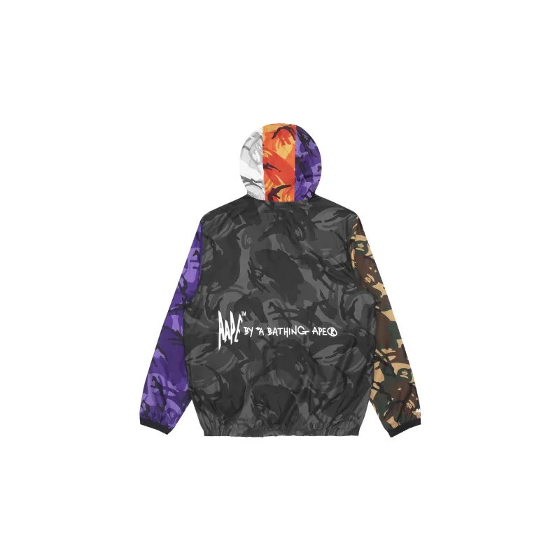 Aape Camouflage print Panelled Hooded Jacket-4