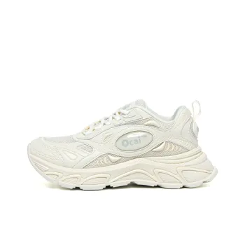 Ocai Runtech3.0 Durable Breathable Low Top Running Shoes Unisex Milk White