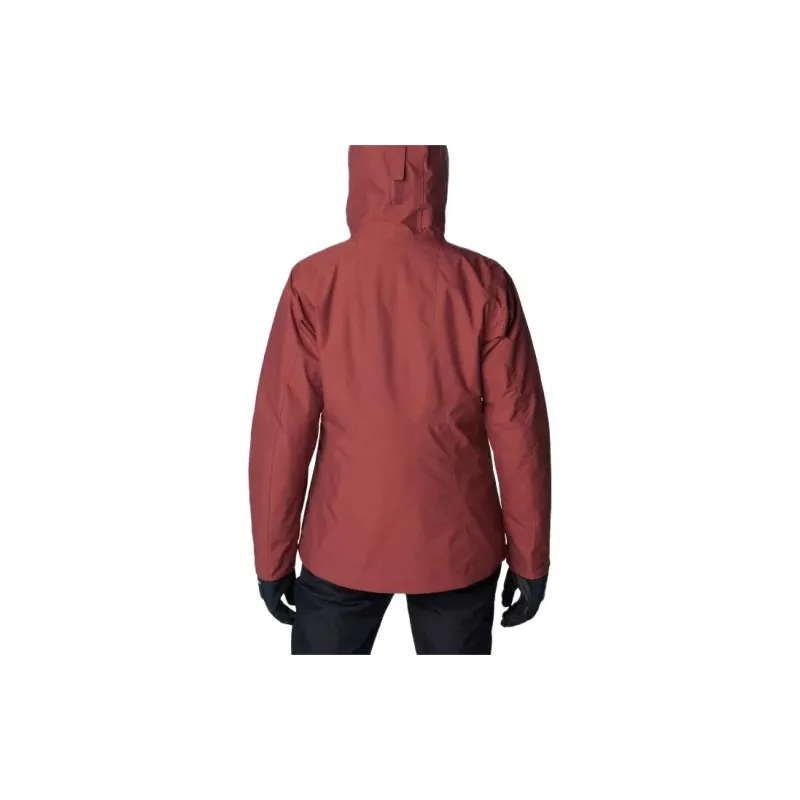 Columbia Windbreaker Jackets Women's Red-1