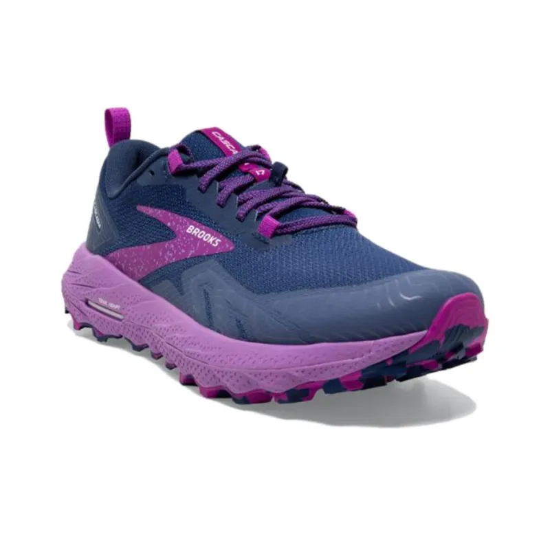 Brooks Women's Cascadia 17 'Navy Purple'-1