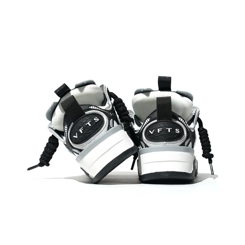 VFTS Fashion Puffy Shoes Coverage Warm Slip-Resistant Cushioning Wear-Resistant Balance Low-Top Skateboard Shoes Unisex-2