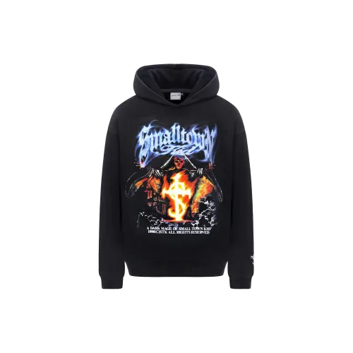 STK SMALL TOWN KID Sweatshirts Unisex Washed Black