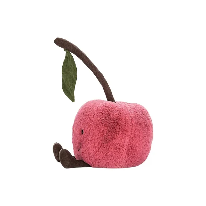 JELLYCAT Fun Food Collection Amuseable Cherry Cherry Marbles Dolls Plush Doll 23cm Height-2