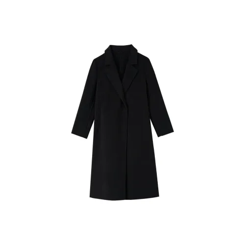 OUNIXUE Coats Women's Black