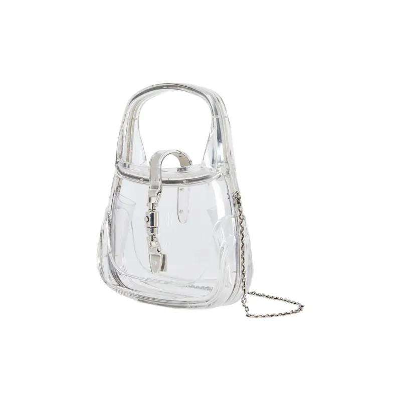GUCCI Jackie 1961 Plexiglass Portable Crossbody Bag Shoulder Bag Mini Women's Transparent-1