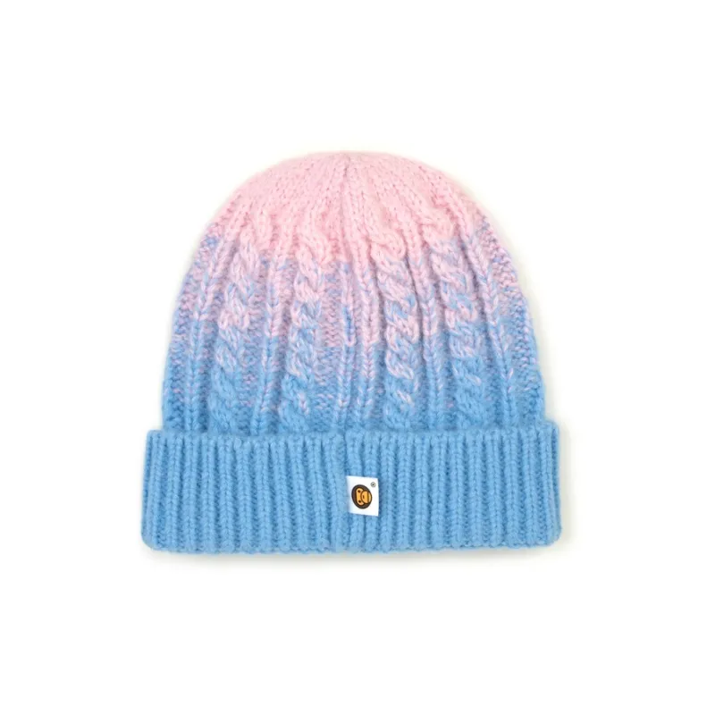 Aape Knit Scarves Unisex Blue Pink-3