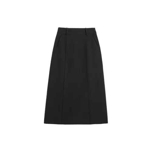 GAP Casual Long Skirts Women's Black