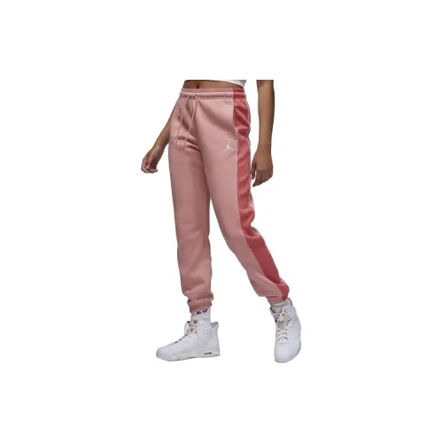 Jordan Brooklyn Fleece Knitted Sweatpants Women's Pink