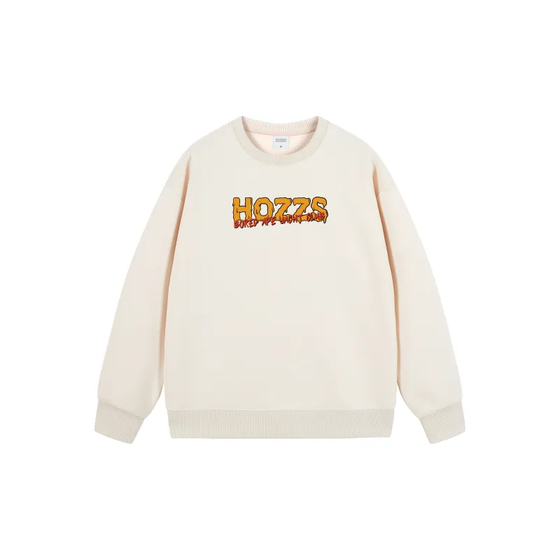 HOZZS x WULIAOYUAN LIANMINGKUAN Crew Neck Pullover Fleece Lined Hoodies & Sweatshirts Unisex-15