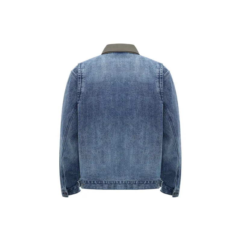 STK SMALL TOWN KID Denim Jacket Unisex Blue-1