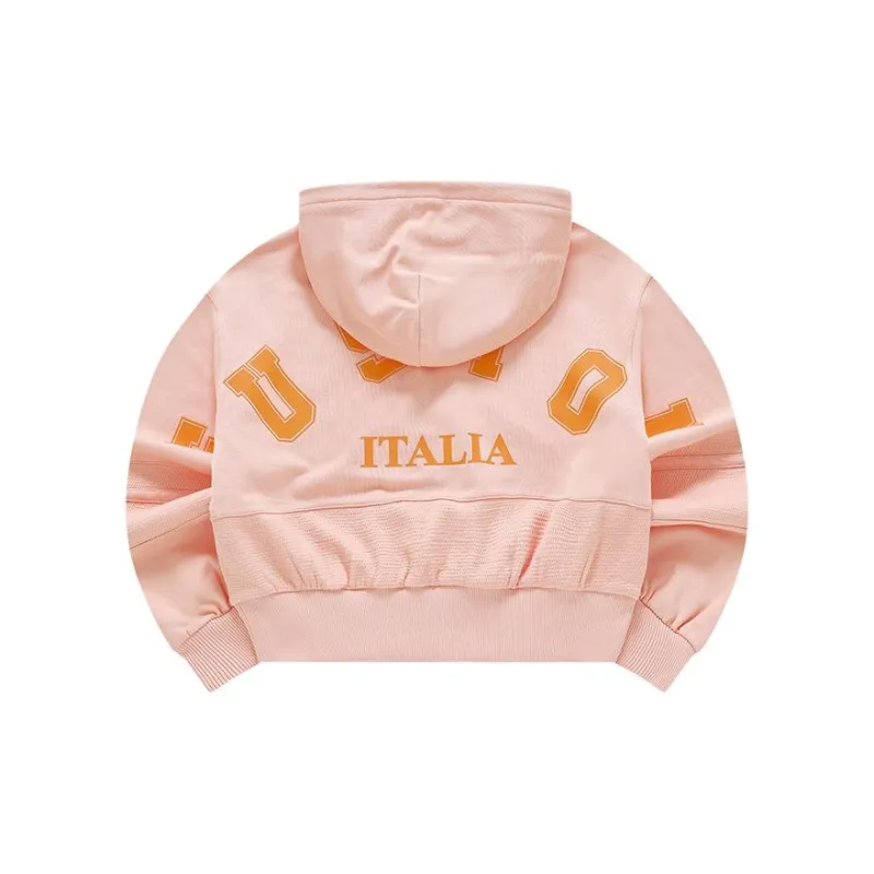 FILA FUSION UNIFORM Sweatshirt Women's Enchanting Orange-1