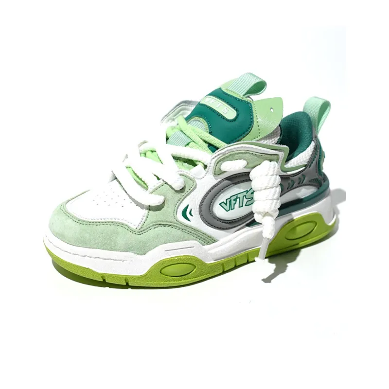 VFTS Fashion Puffy Shoes Coverage Warm Slip-Resistant Cushioning Wear-Resistant Balance Low-Top Skateboard Shoes Unisex-20