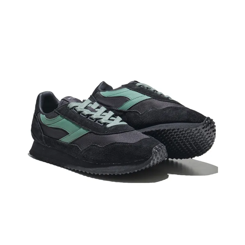 Norman Walsh Breathable Low Top Running Shoes Unisex Black-3