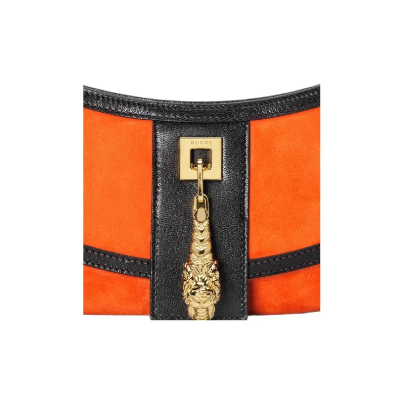 GUCCI Suede Handbag, Shoulder Bag Women's-7