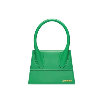 Jacquemus Smooth Leather Handbag Tubas Women's Green