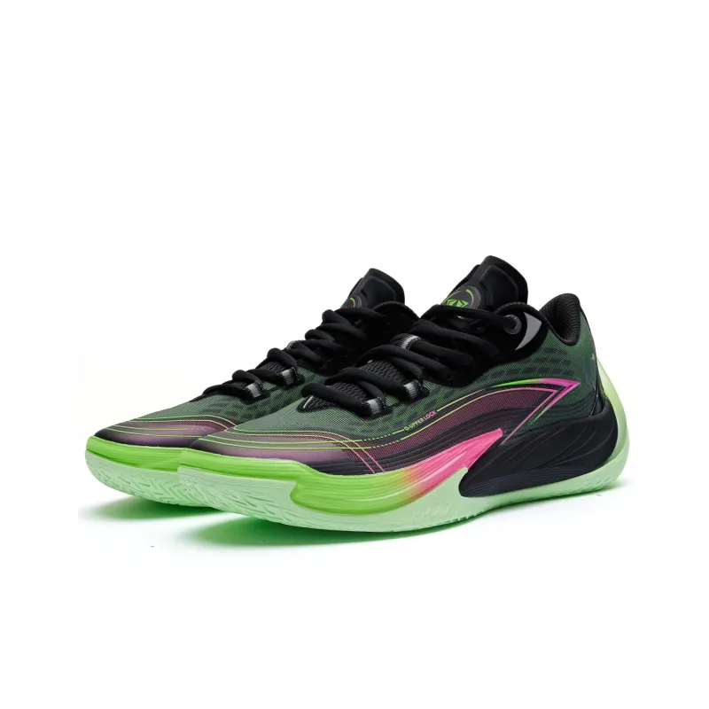 QIAODAN Poisonous Fangs 3.0 Basketball Shoes Men Low Top Black-2