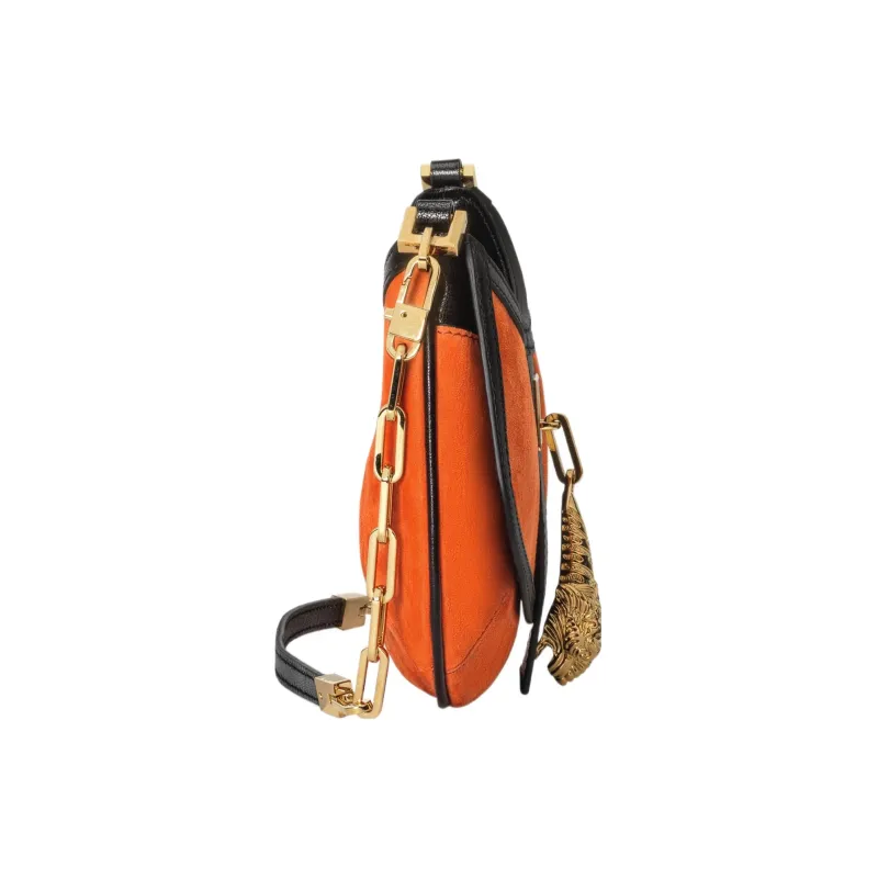 GUCCI Suede Handbag, Shoulder Bag Women's-2