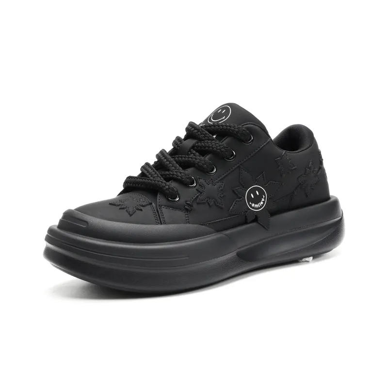 SMILEY Slip-Resistant Low-Top Skateboard Shoes Men's-16