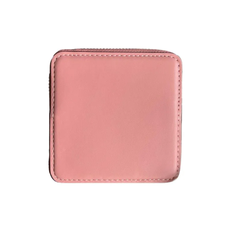 COACH Leather Wallet Coin Purse Women's Pink-3