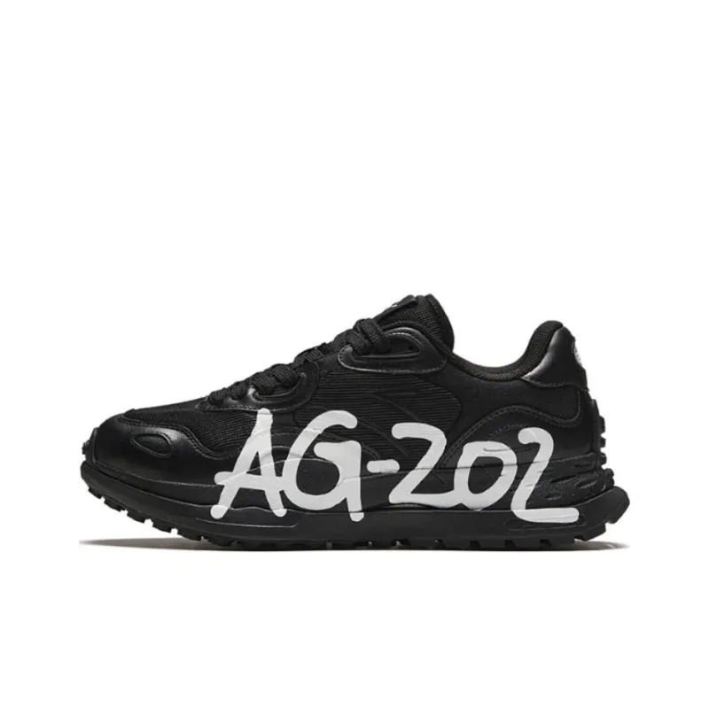 Anta Champion Series Anti Slip Wear Resistant Low Top Athletic Shoes Women's Black-0