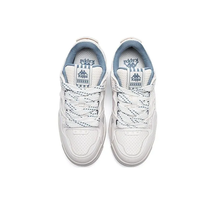 Kappa Slip Resistant Low Top Skateboard Shoes Unisex Moonlight Gray Dusty Blue Gray-3