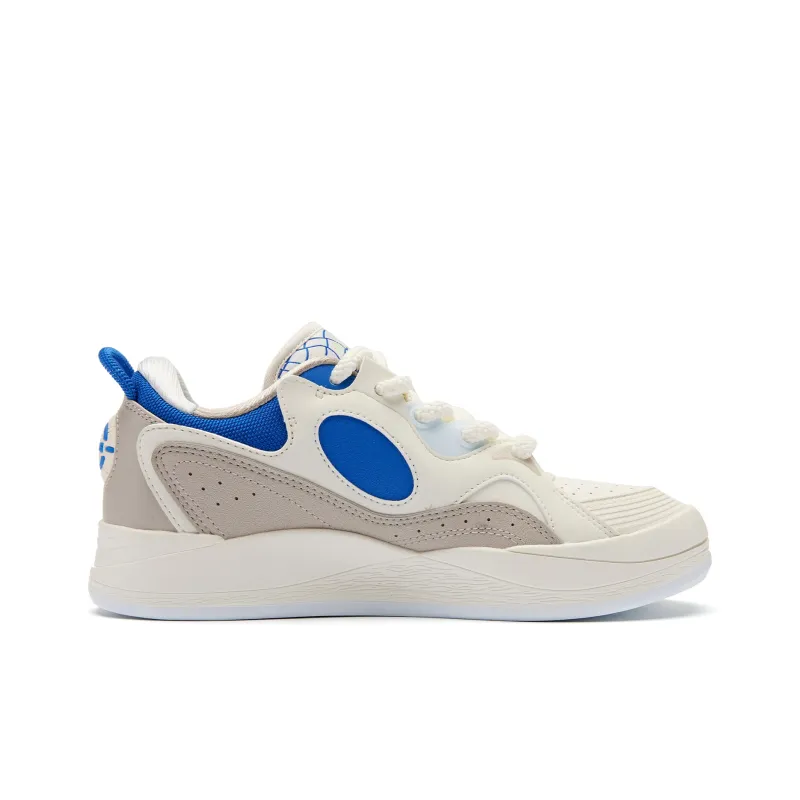 QIAODAN Egg Shoes Eggy Cushioning, Wear Resistant Low Top Skateboard Shoes Women's Pumice-1