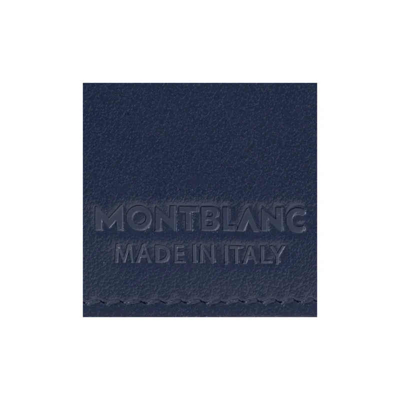 MONTBLANC Meisterstuck Grained Cow Leather Card Holder Men's Ink Blue-4