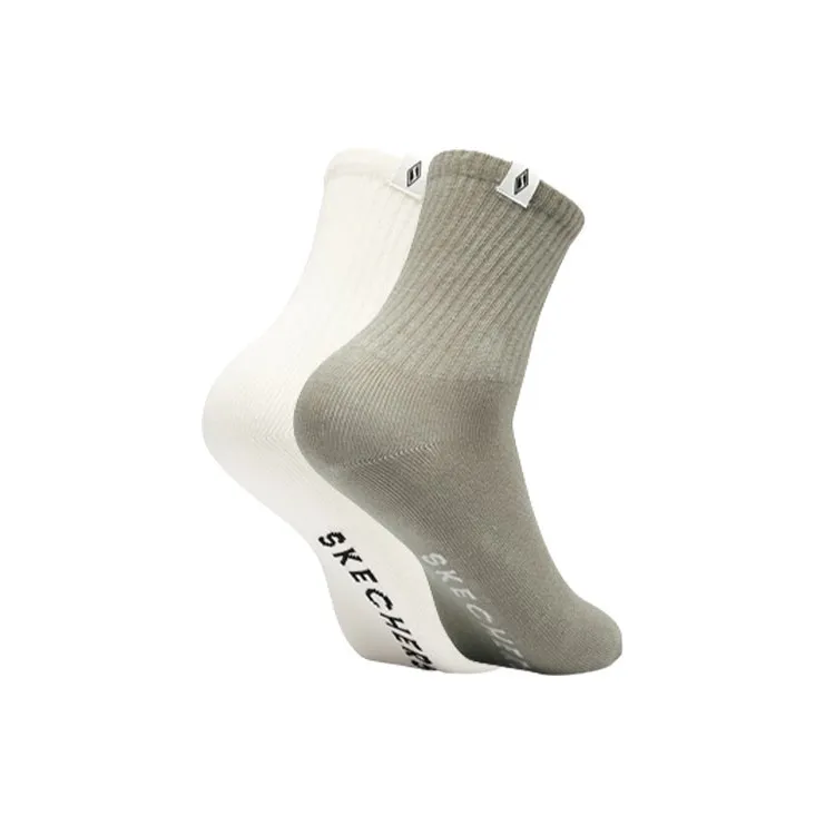 Skechers Unisex Mid Calf Socks-1