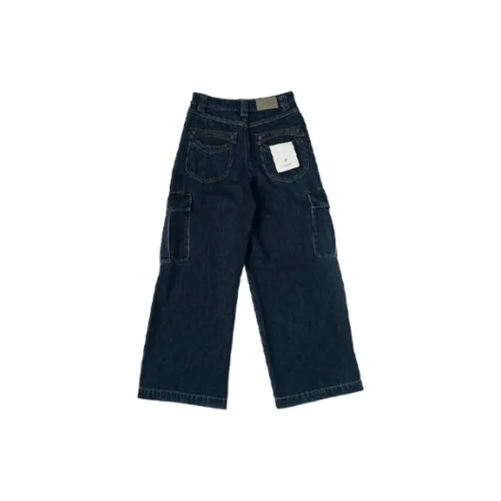 STILL WALKING Jeans Women's Navy Blue Denim-1