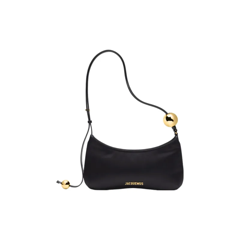 Jacquemus Le Bisou Perle Satin Shoulder Bag-0