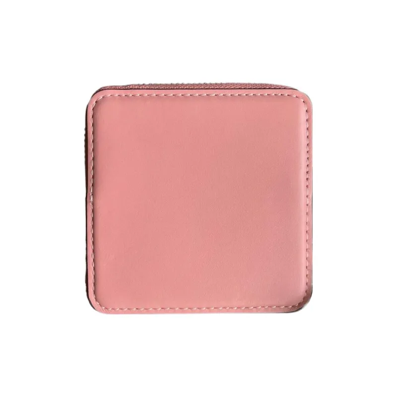 COACH Leather Wallet Coin Purse Women's Pink-2