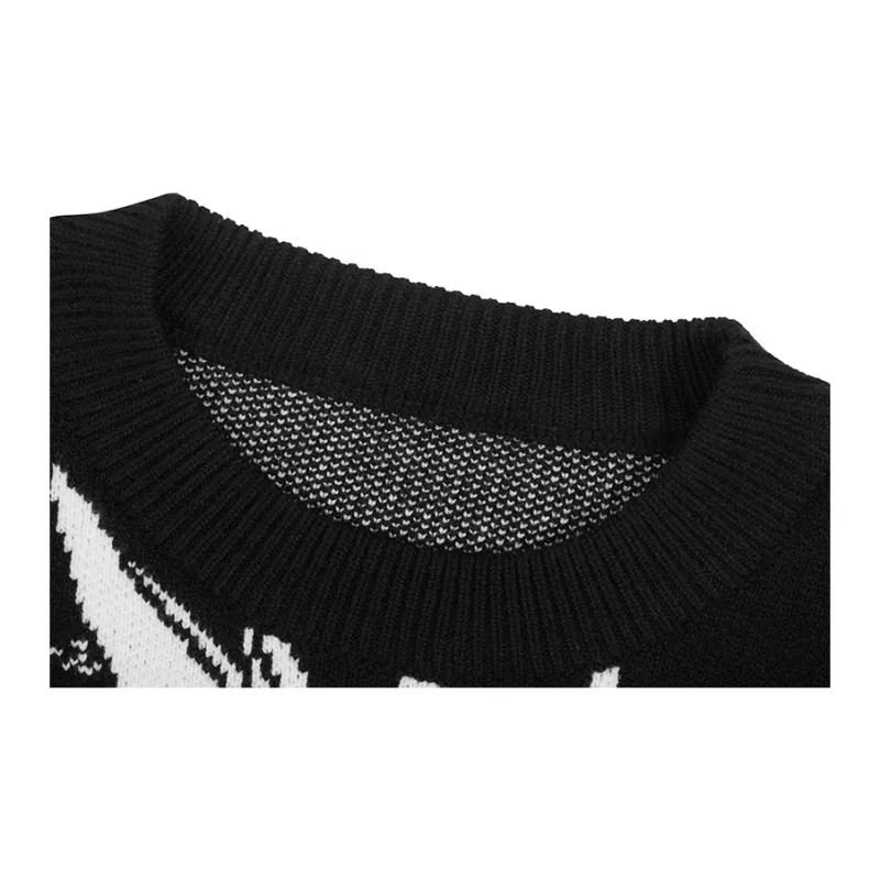 KAKAZZY Sweaters Unisex Black-2