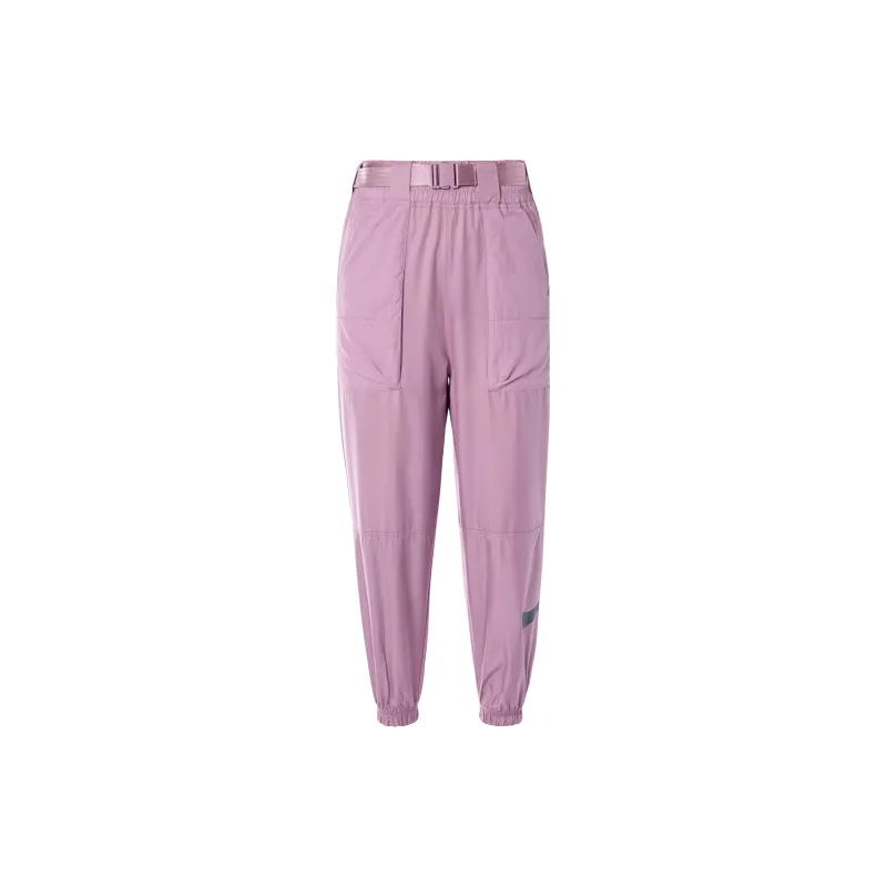 Nike Sports Pants Women's Gray Purple-1
