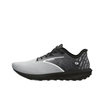 Brooks Launch 10 Cushioned Slip Resistant Low Top Running Shoes Men's Black Gray Color