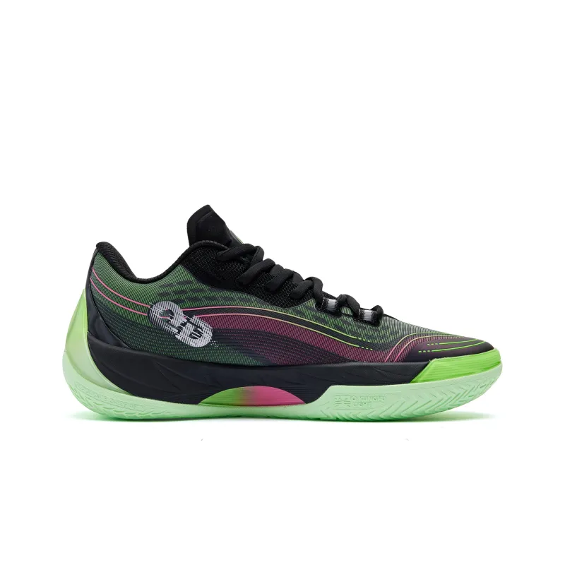 QIAODAN Poisonous Fangs 3.0 Basketball Shoes Men Low Top Black-1