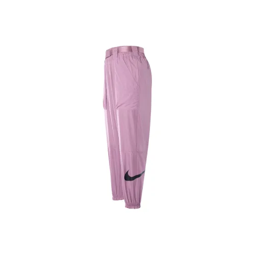 Nike Knitted Sweatpants Women's Gray Purple