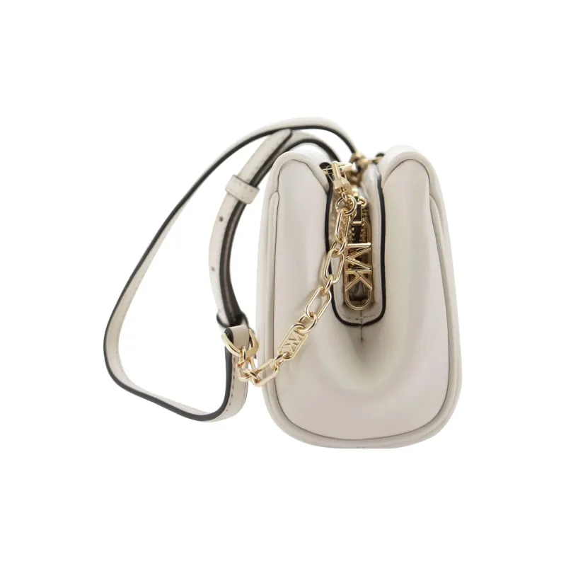 MICHAEL KORS Belle Leather Crossbody Bag Shoulder Bag Women's Cream-2