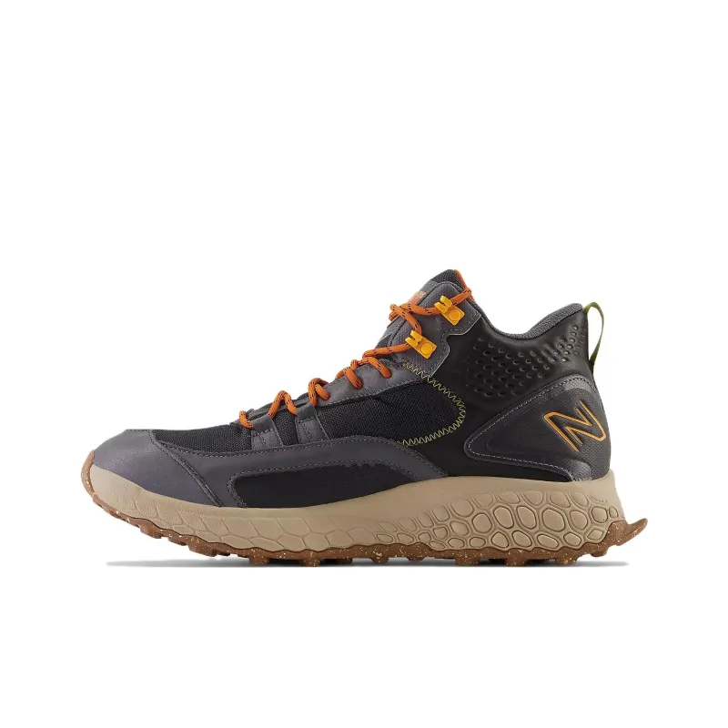 New Balance Fresh Foam X Hierro Mid Gore Tex Black Magnet Hot Marigold-0