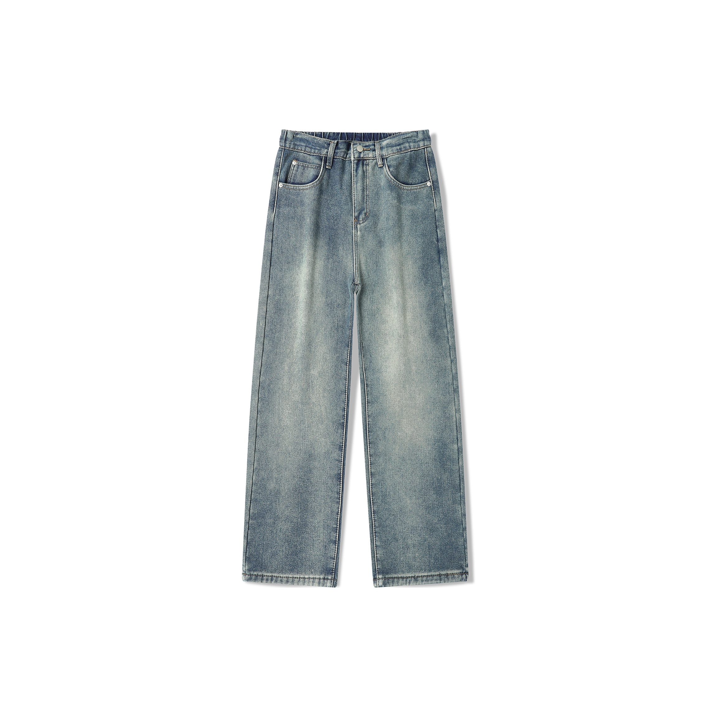 TEN MIRO Jeans Unisex Dark Blue XL - POIZON