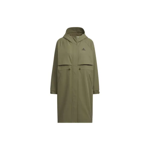 Adidas Trench Coats Women's Green