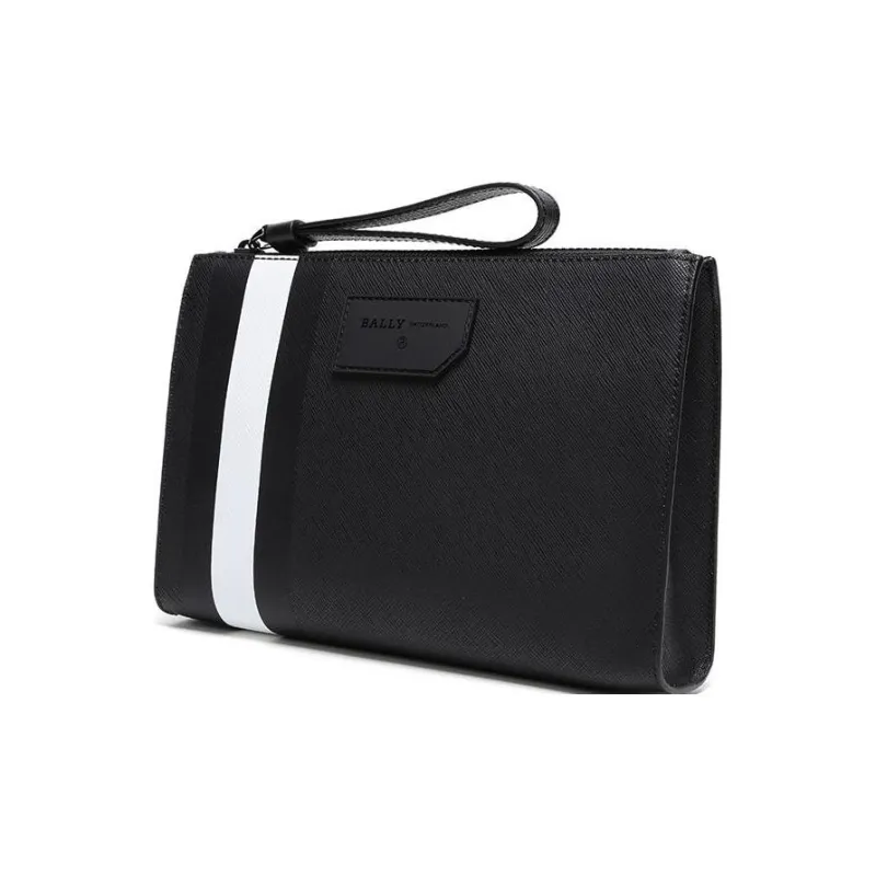 BALLY Canvas Coin Purse Clutch Regular Men's Black-1