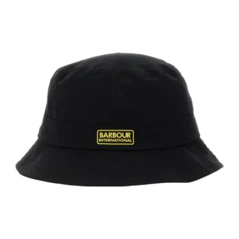 BARBOUR Logo Detailed Bucket Hat