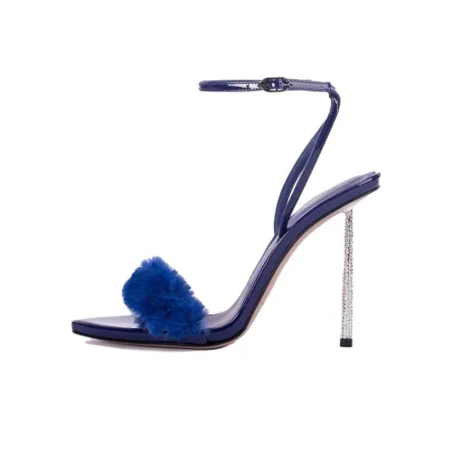 Le Silla Bella 120mm Faux-fur Sandals