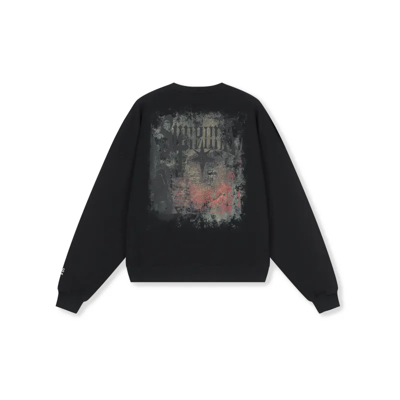 THE SALVAGES FASHION CLUB Sweatshirt Unisex Black-1