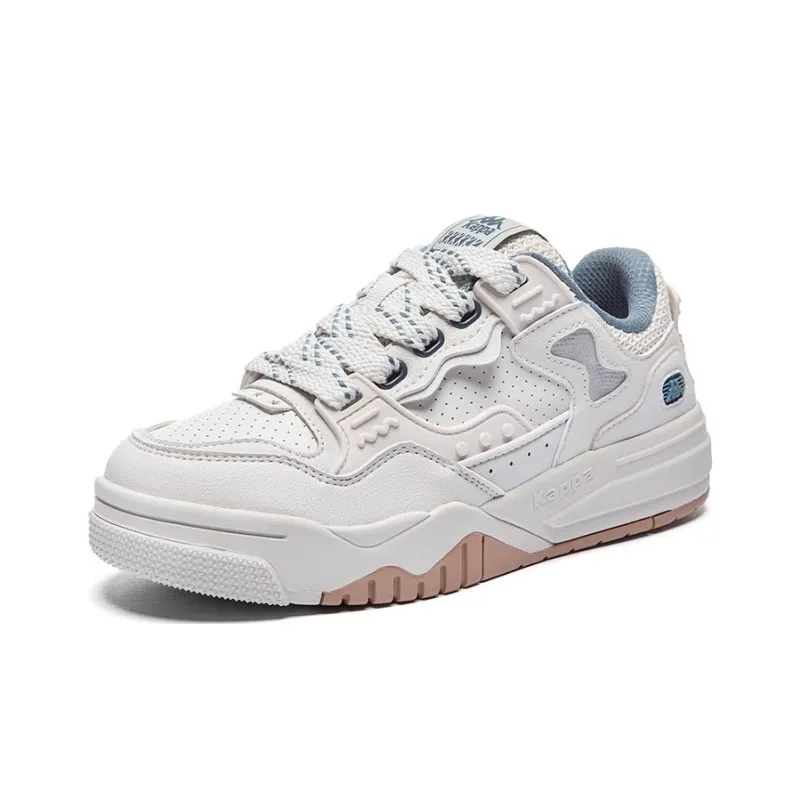 Kappa Slip Resistant Low Top Skateboard Shoes Unisex Moonlight Gray Dusty Blue Gray-2
