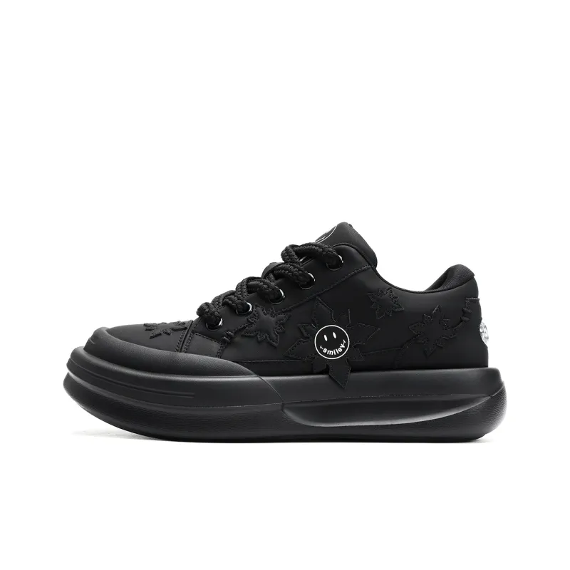 SMILEY Slip-Resistant Low-Top Skateboard Shoes Men's-15
