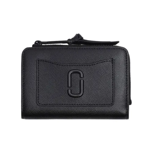 MARC JACOBS Saffiano Leather Wallet Unisex Black