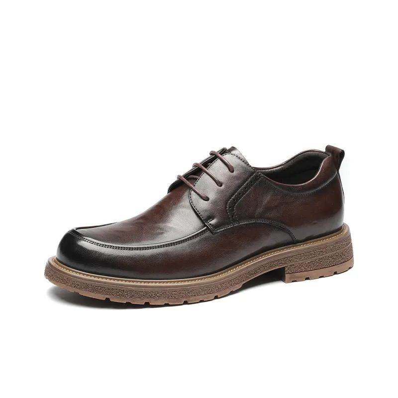 15 MINS Men's Casual Shoes Men Low Top Black/Brown-8