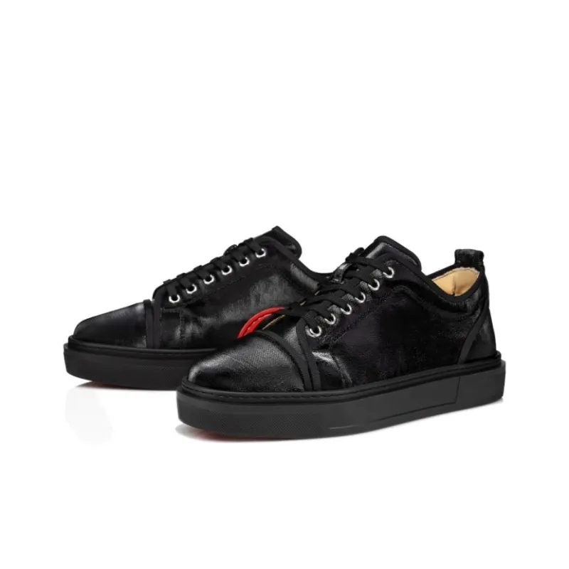 CL Low Top Skateboard Shoes Men's Black-2